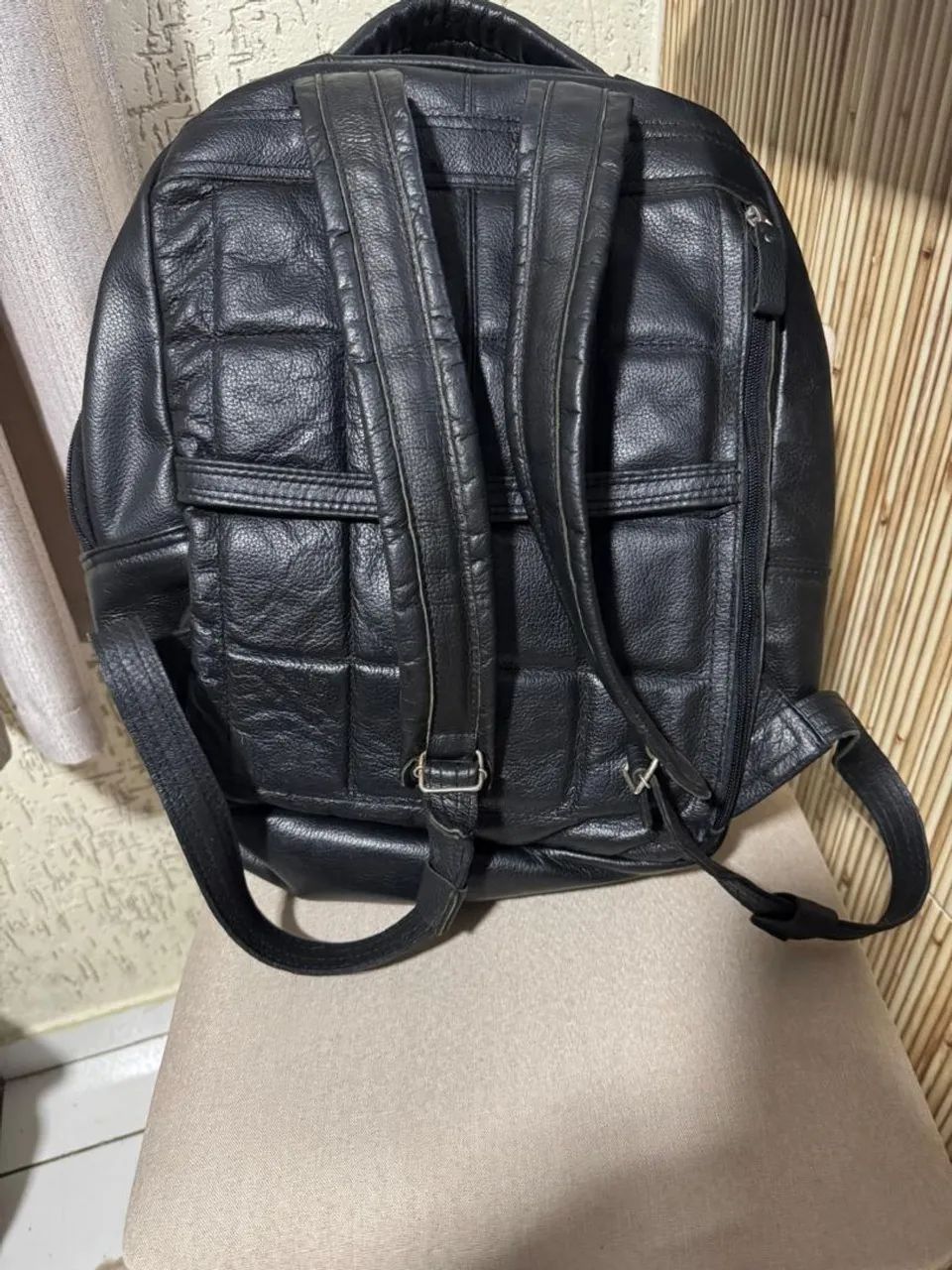 Mochila Executiva em Couro Legítimo Beds - Foto 2