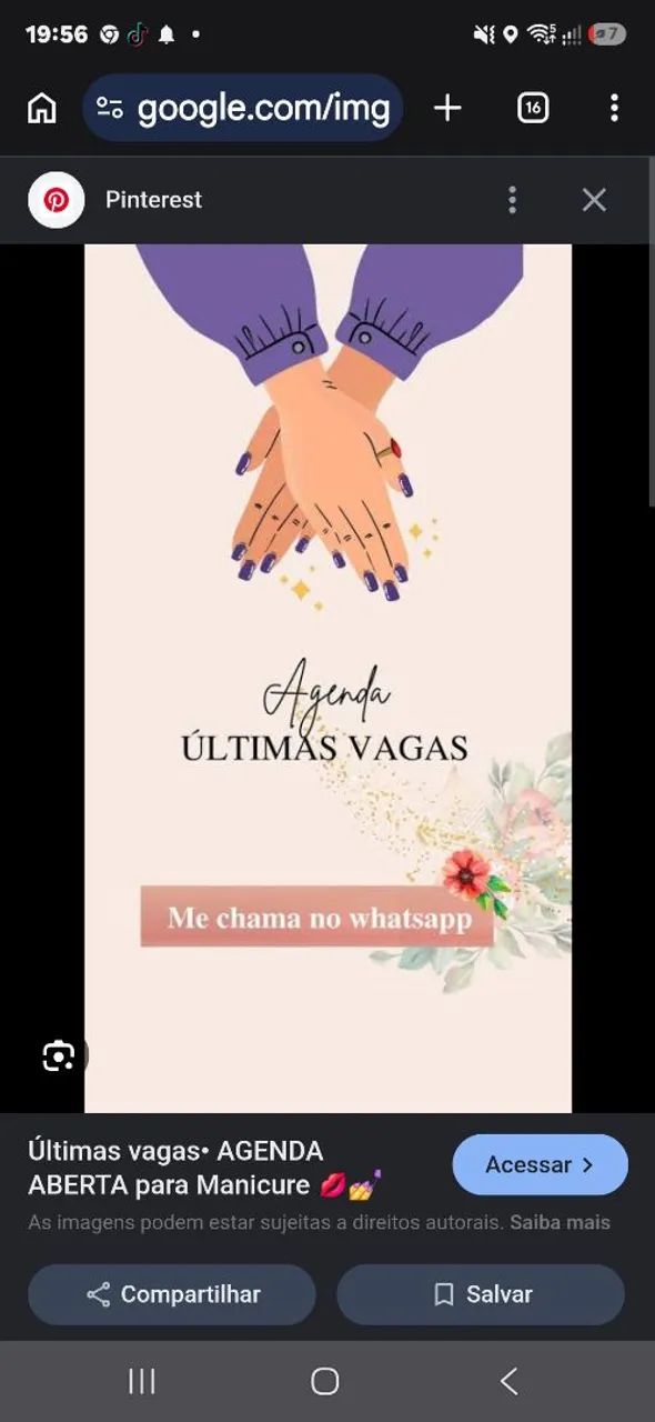 Vaga para manicuri e nail