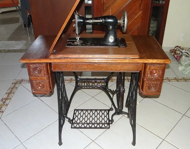 Maquina de costura SINGER antiga - 1916 - Foto 2