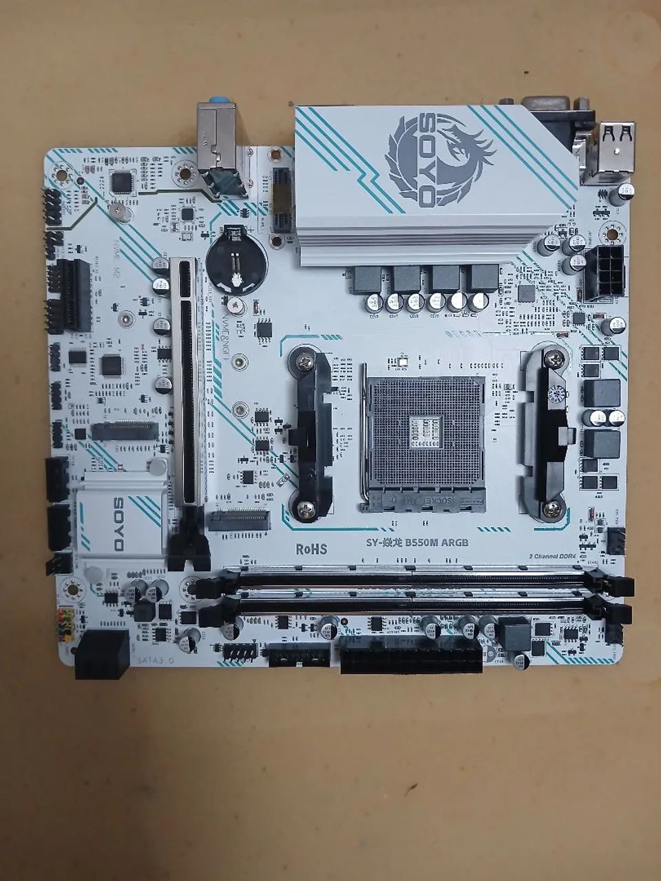 Placa mãe B550 SOYO White. - Foto 3