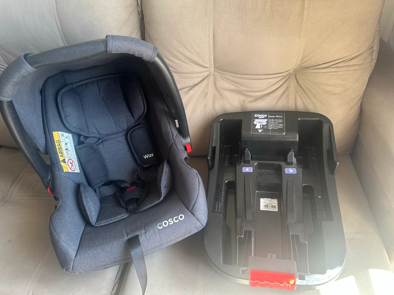 Bebê conforto + base da marca cosco  - Foto 4