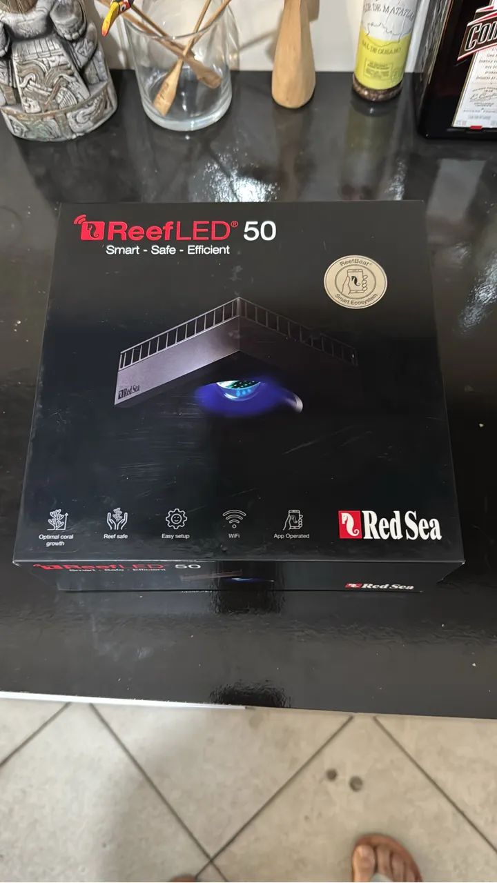 Luminária led red sea reef led 50 usada em bom estado - Outros
