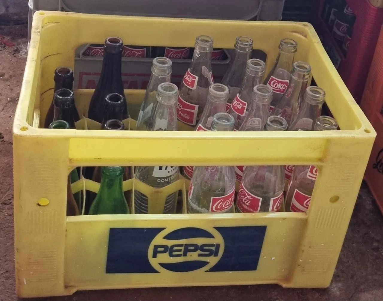 EA Engradado caixa antártica p/24 garrafas de 300ml usado - Foto 5