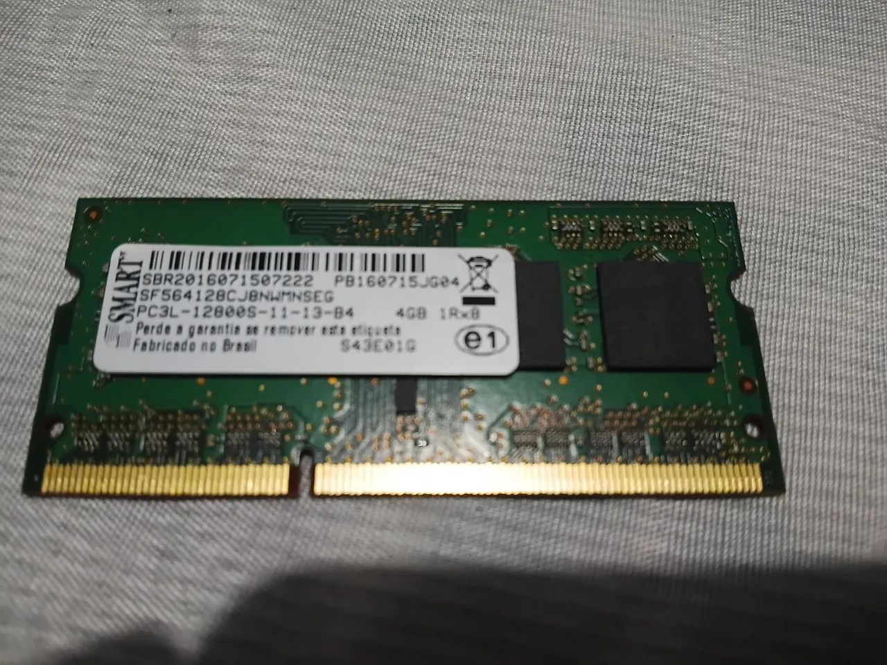 Memória de notebook  4g b