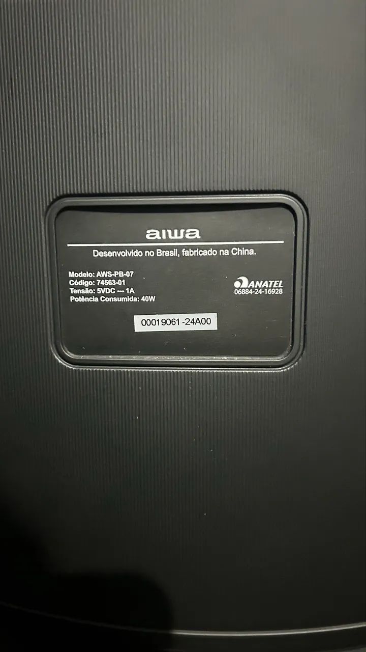 Caixa de som aiwa  - Foto 2