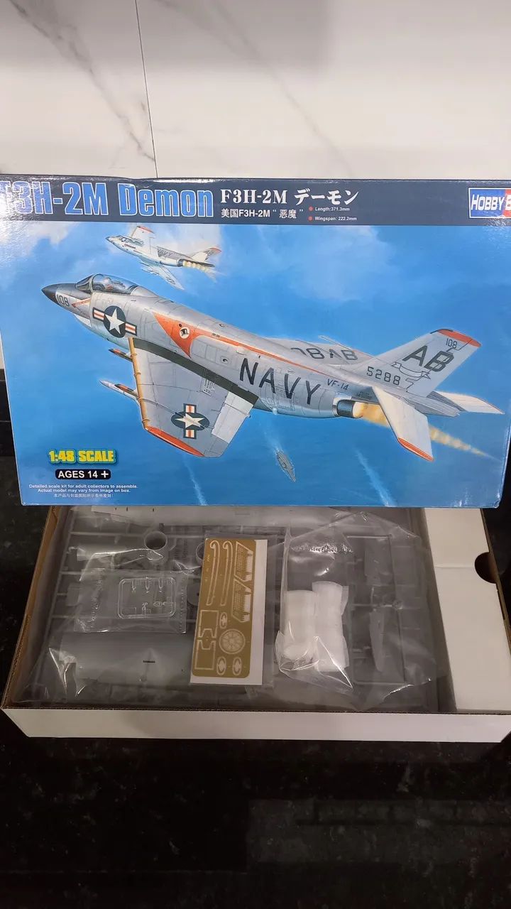 Kit plastimodelismo F3H DEMON escala 1:48 - Foto 2