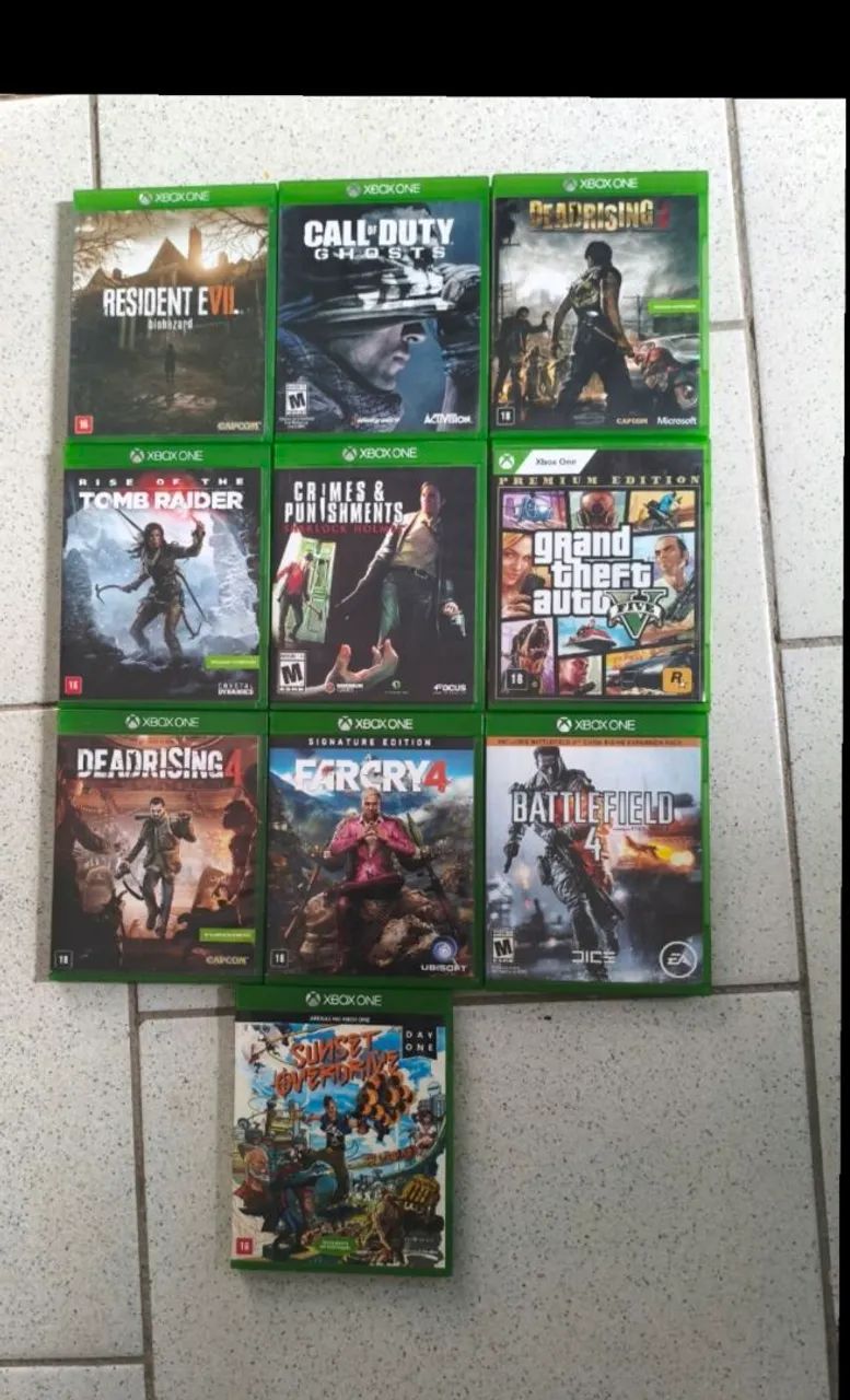 Jogos x box one 
