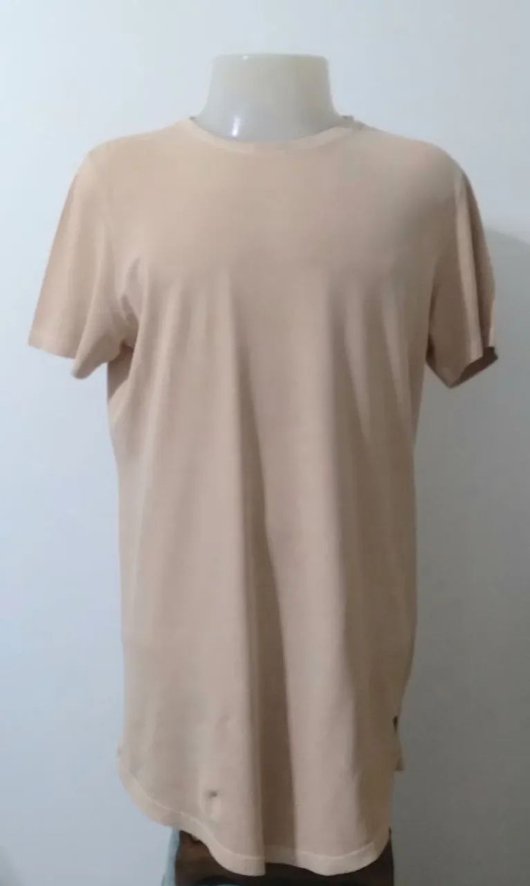 Camiseta Long Areia Youcom Tam PP<br> TA - Foto 3