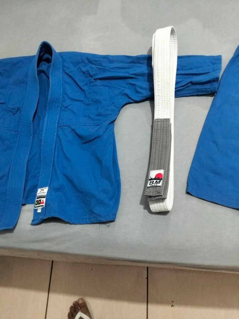 Kimono azul judô  - Foto 3