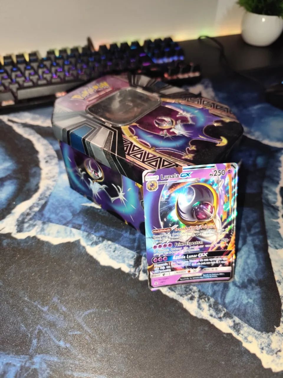 Lunala GX + Lata de metal - Um poder Lendario