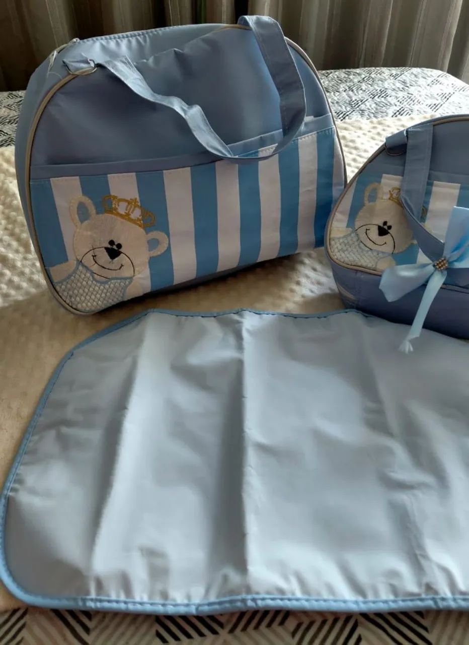 03 peças. -  Jogo bolsas. -  bebê  - Foto 2
