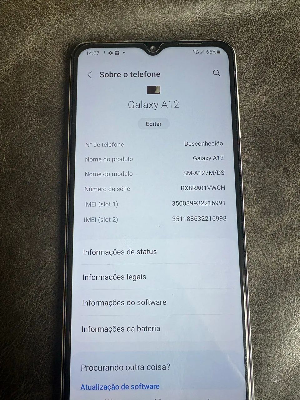 Samsung galaxy A12 em ótimo estado sem defeito algum  - Foto 4
