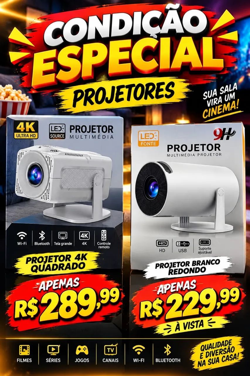 PROJETOR PROMOÇÃO 