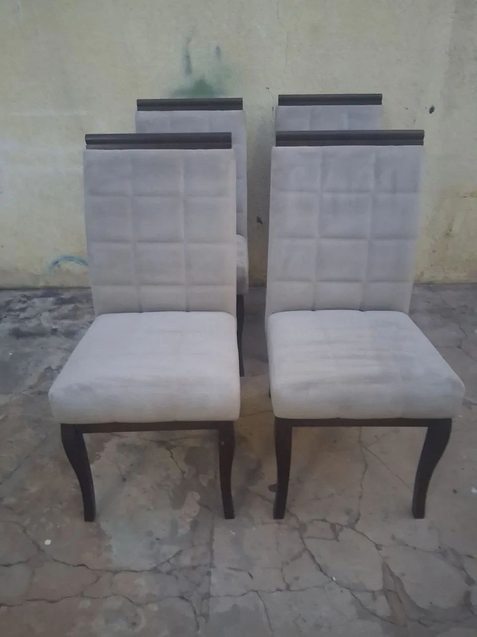 Conjunto de cadeiras estofadas  - Foto 2
