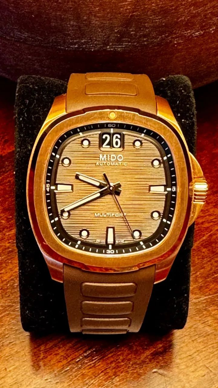 Relógio SUÍÇO automático MIDO MULTIFORT TV BIG DATE ORIGINAL - Foto 4