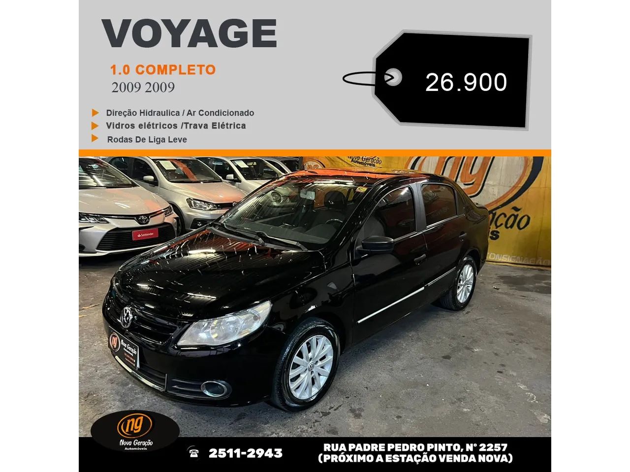 Volkswagen Voyage VOYAGE 1.0/1.0 City Mi Total Flex 8V 4p 2009