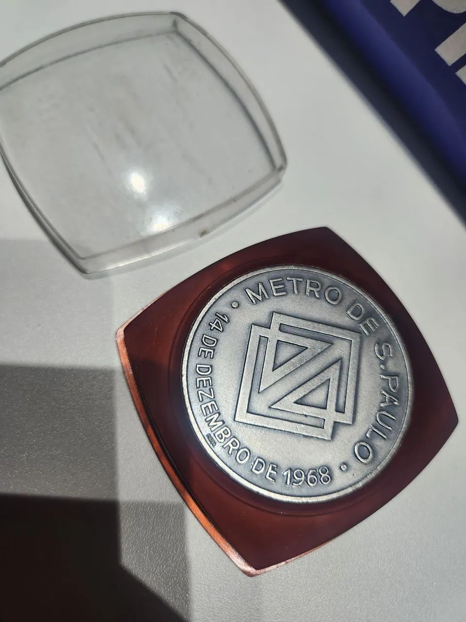 Medalha Comemorativa Metrô 1968 - Foto 2