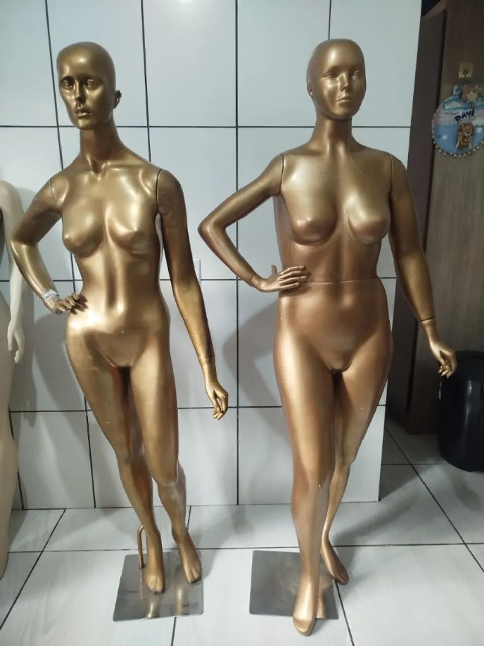 Manequins de fibra conjunto slim e plus size - Foto 3