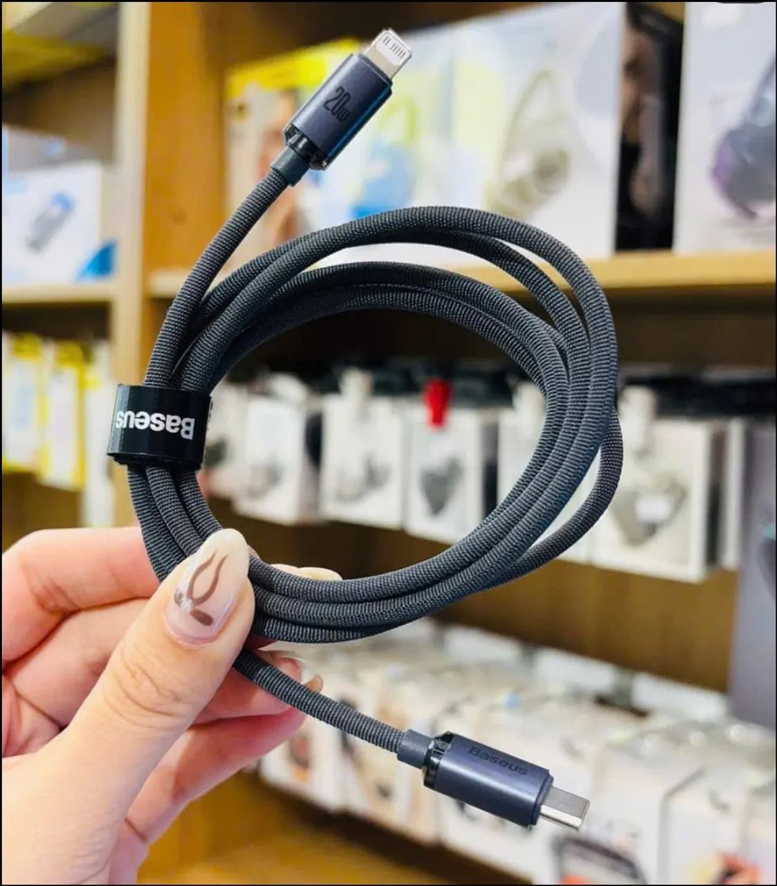 Cabo iPhone Lightning Original Baseus 2 Metros - Foto 4