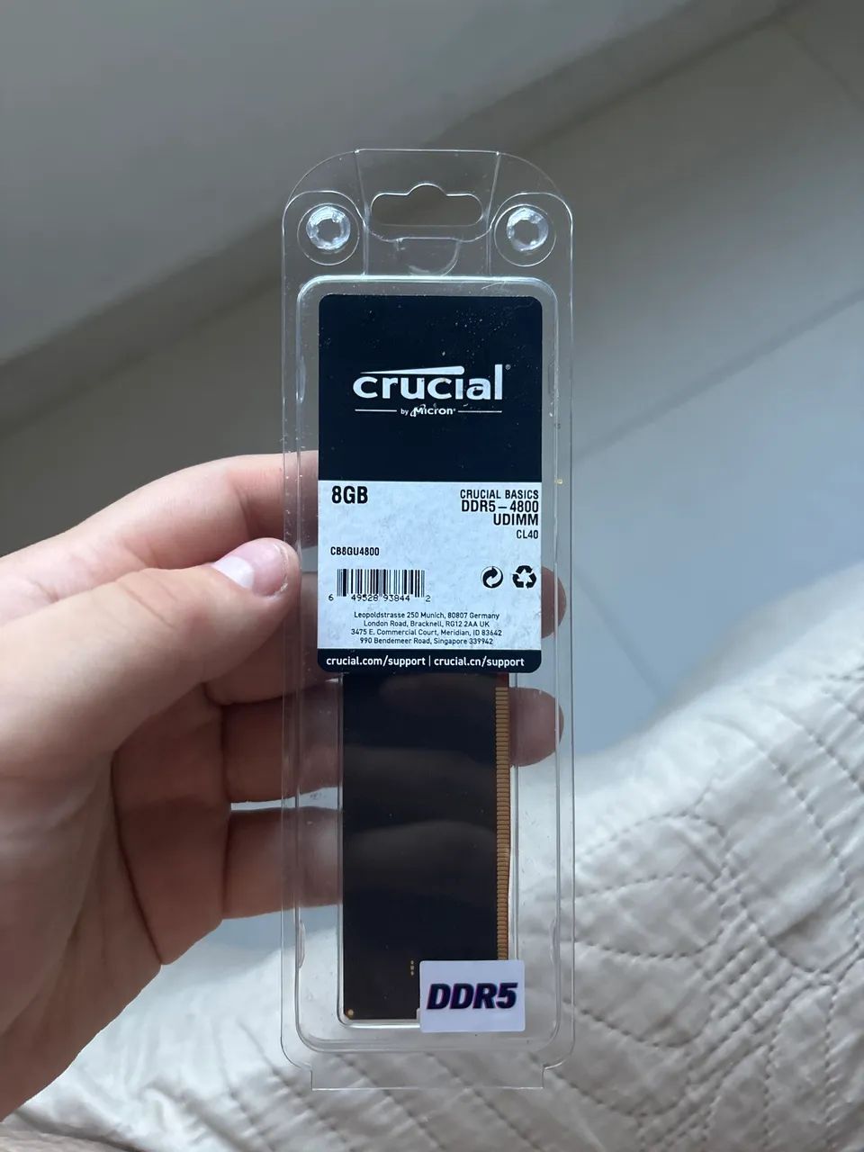 Memória ram 8Gb DDR5 4800mhz NOVA - Foto 2