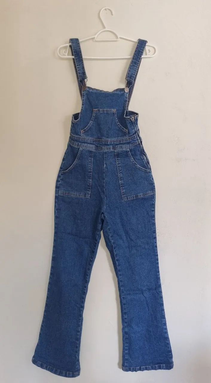 Macacão jeans 36/38 - Foto 2
