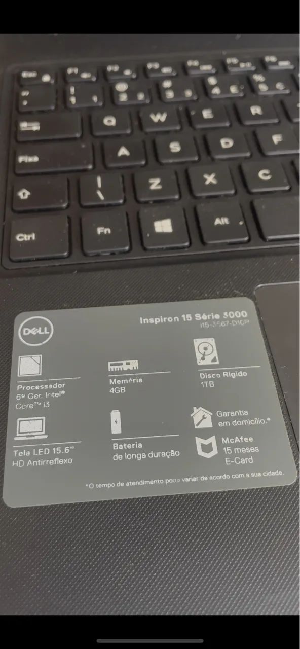 Notebook Dell Inspiron 15 Série 3000 - Foto 3