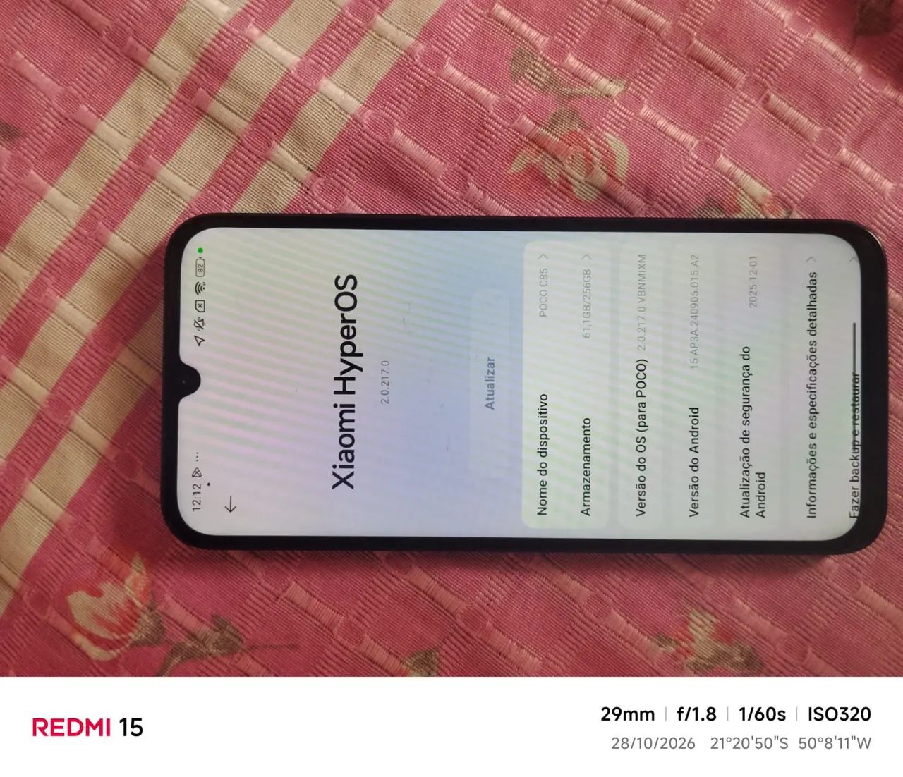 Vende-se pocoC85 256GB - Foto 4