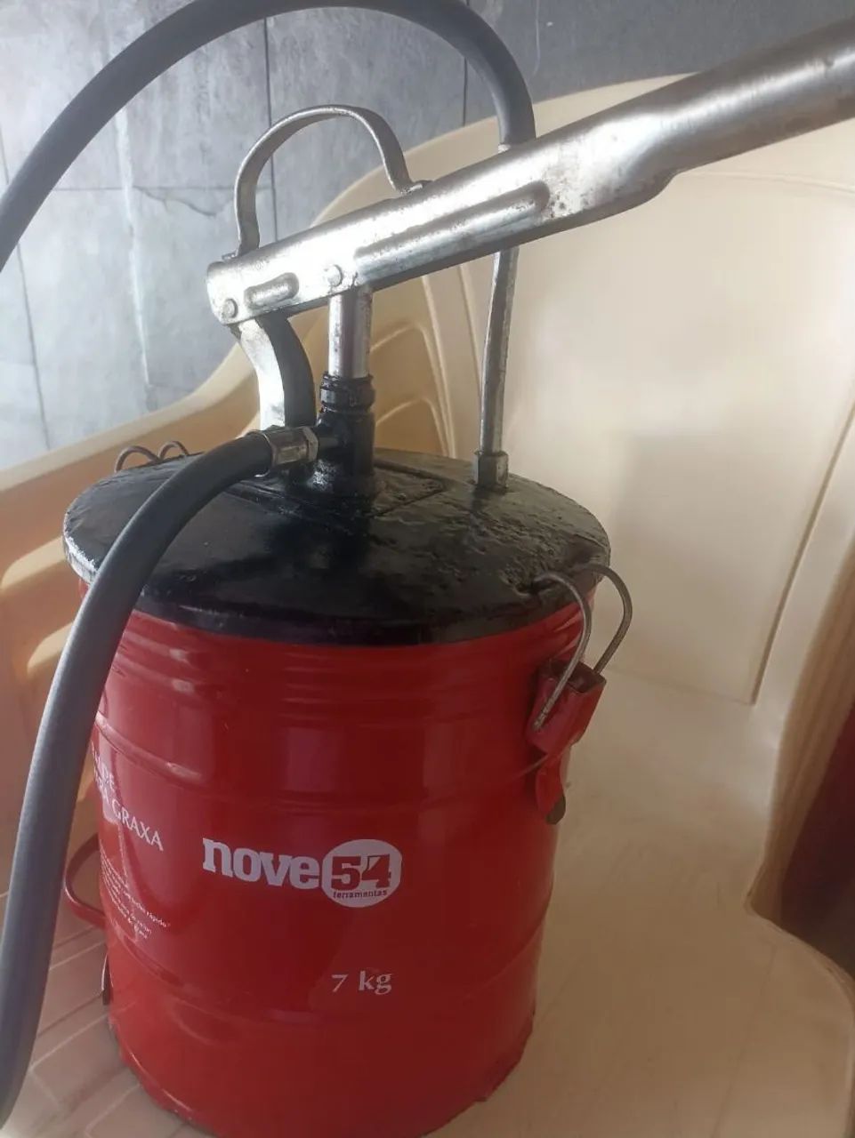 Balde para graxa 