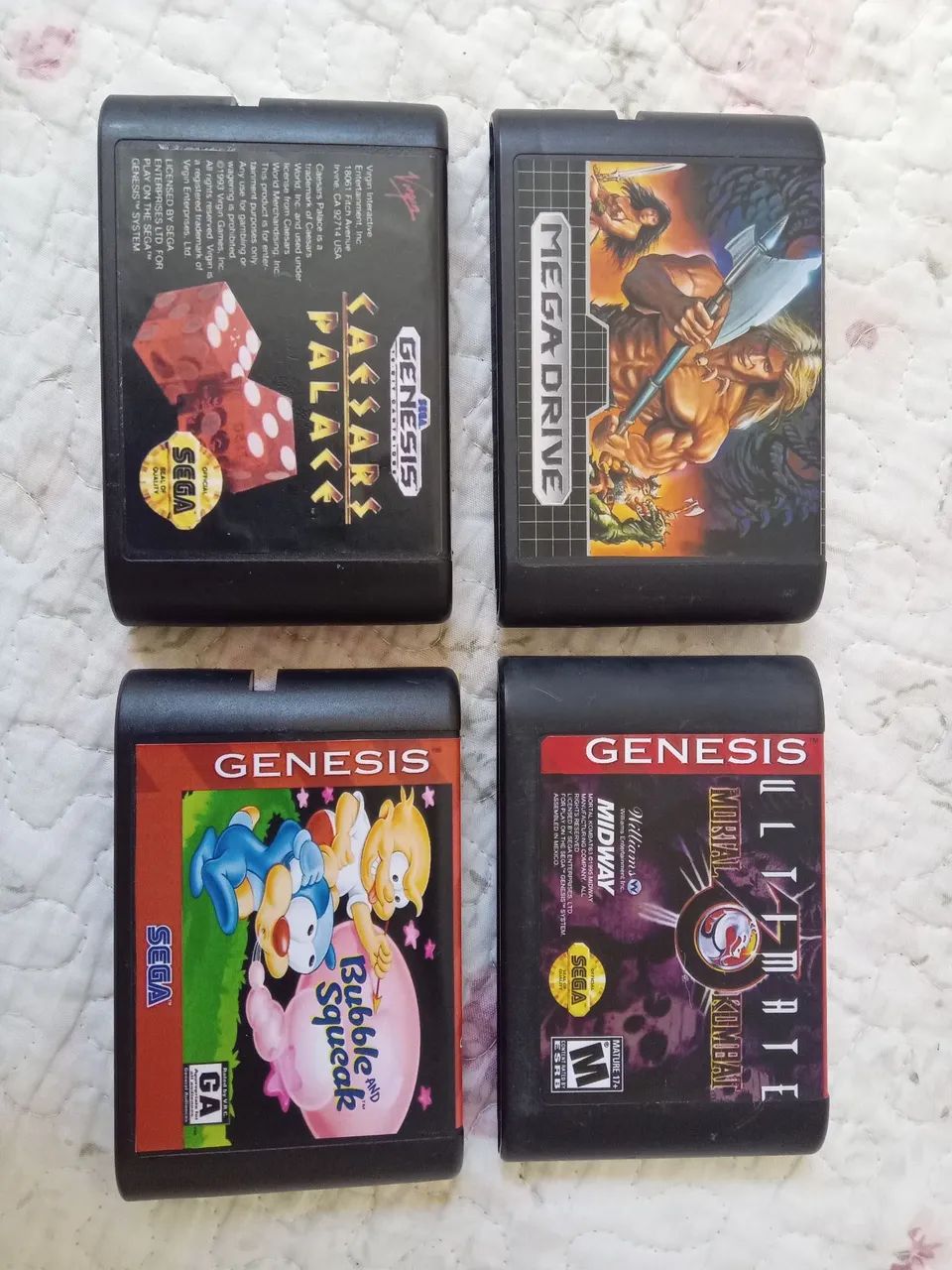 Cartuchos megadrive 