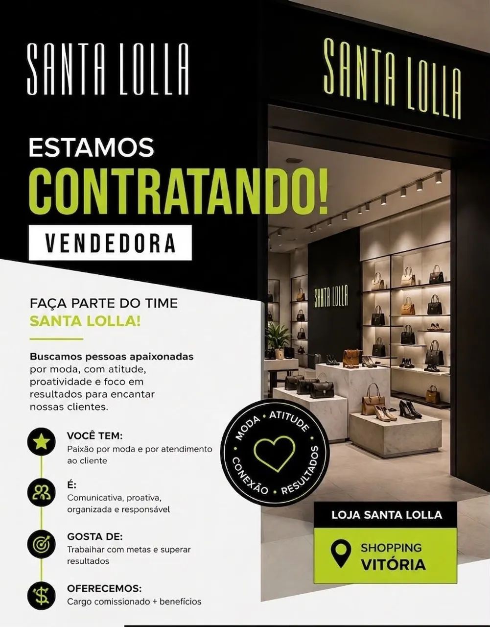 Vaga para VENDEDOR(A)
