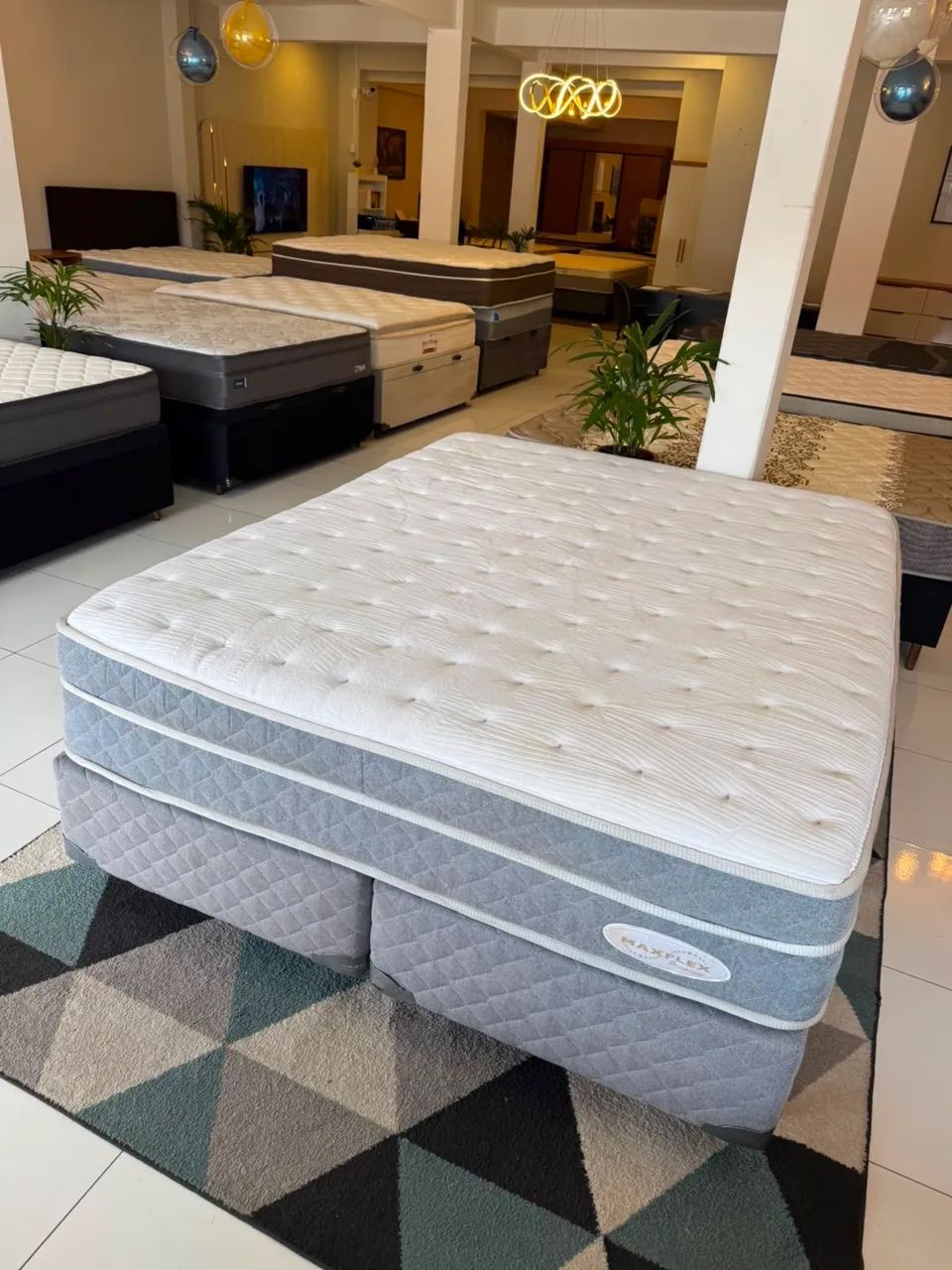 Cama Box Queen MAXFLEX  SEMINOVO TOP - ENTREGAMOS - Foto 3