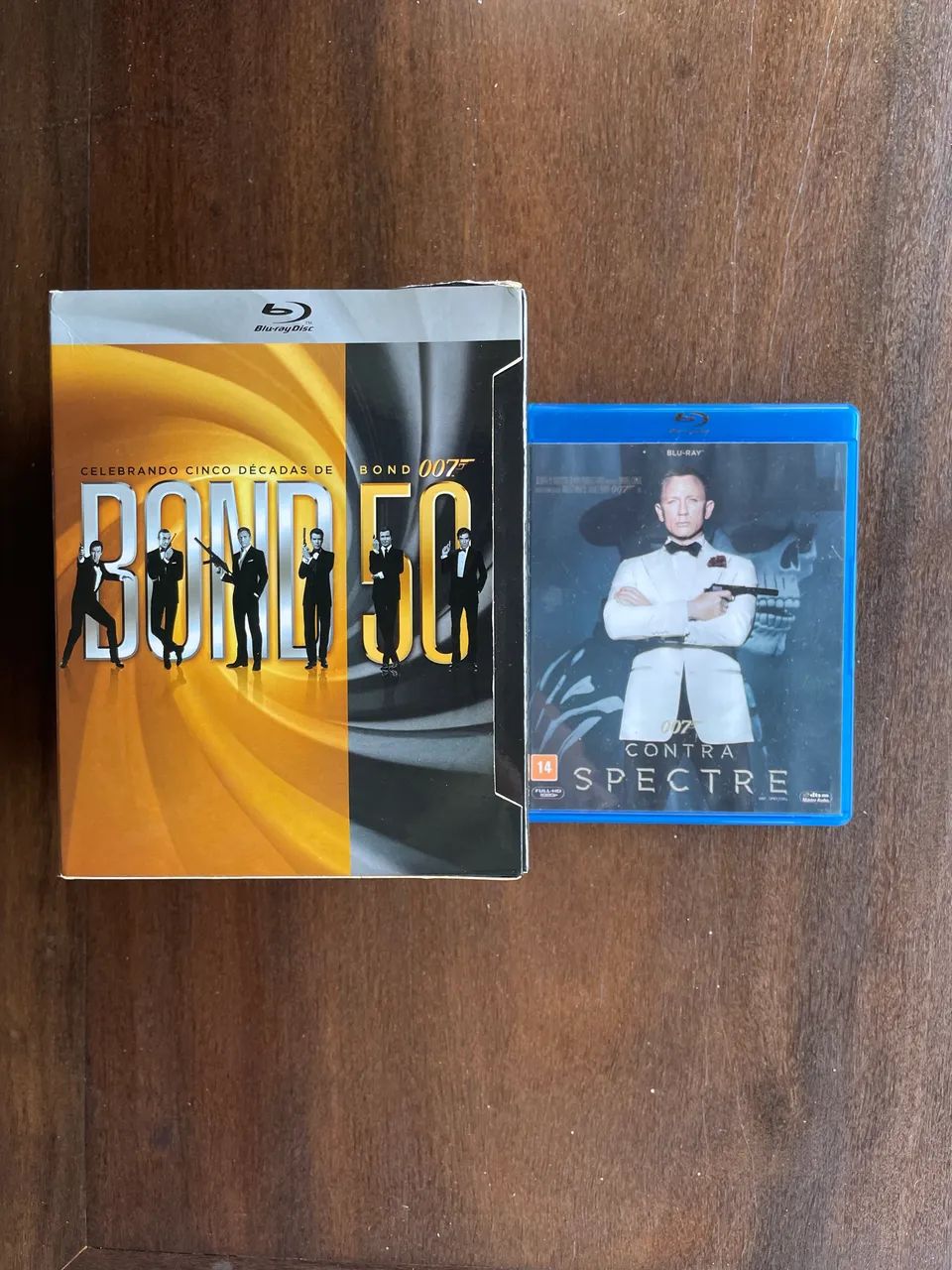 Box Bond 50 blu-ray 23 filmes + blu-ray spectre de bônus