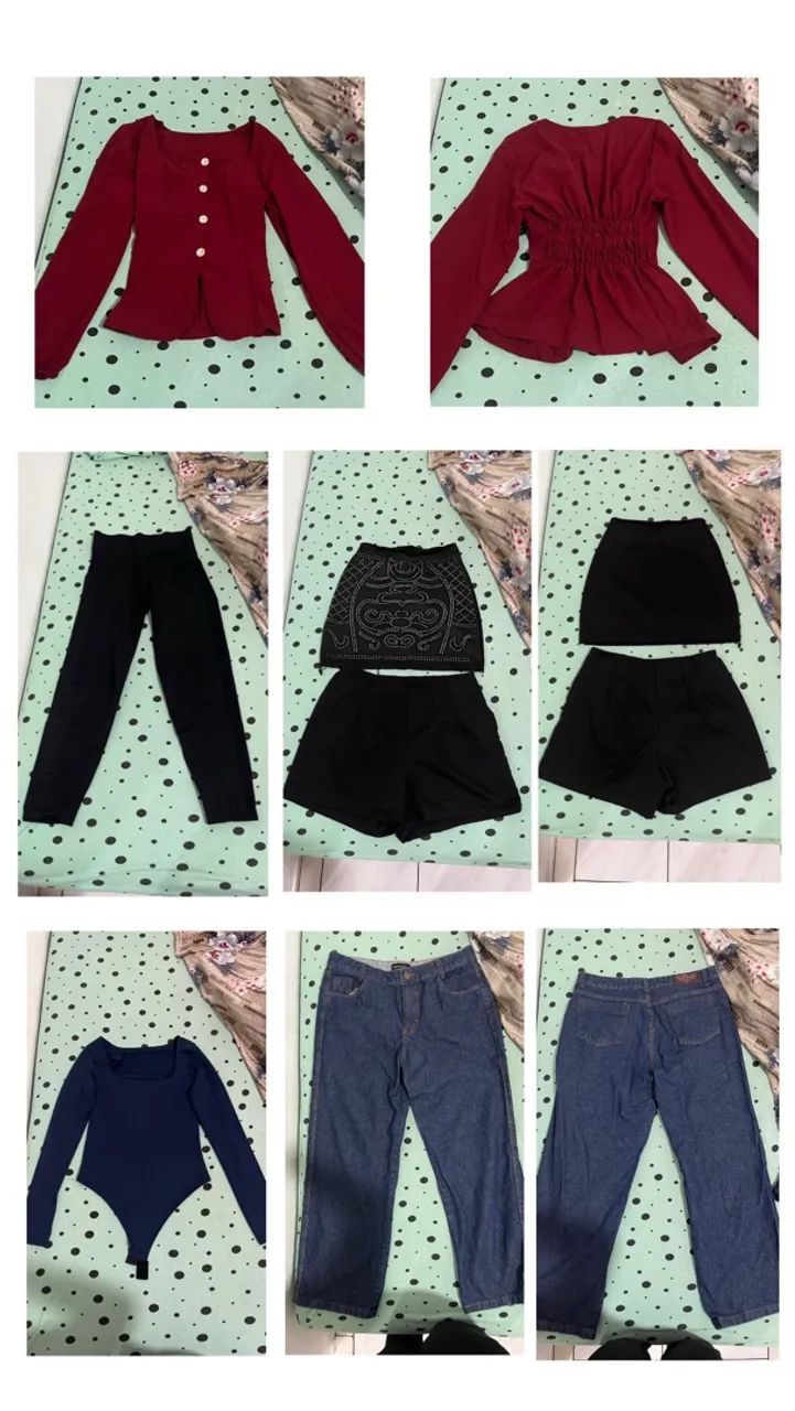 Vendo lote de roupas femininas 