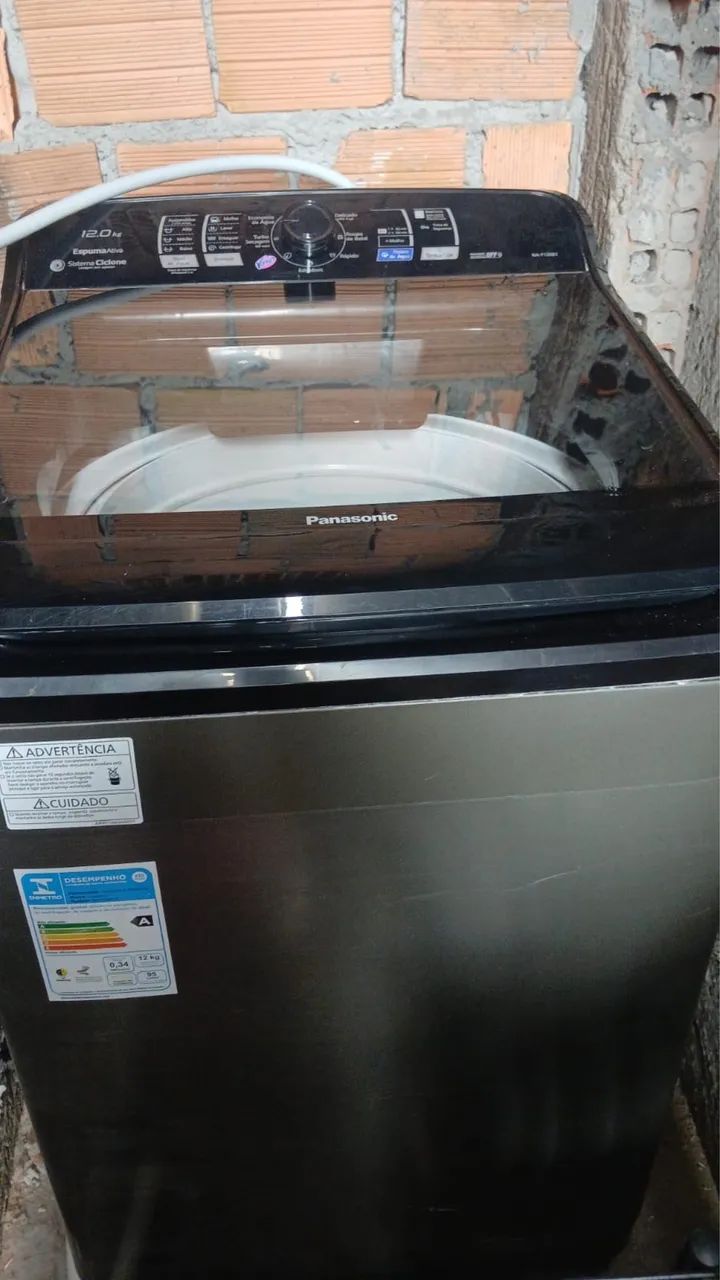 Máquina de lavar Panasonic sem batedor 