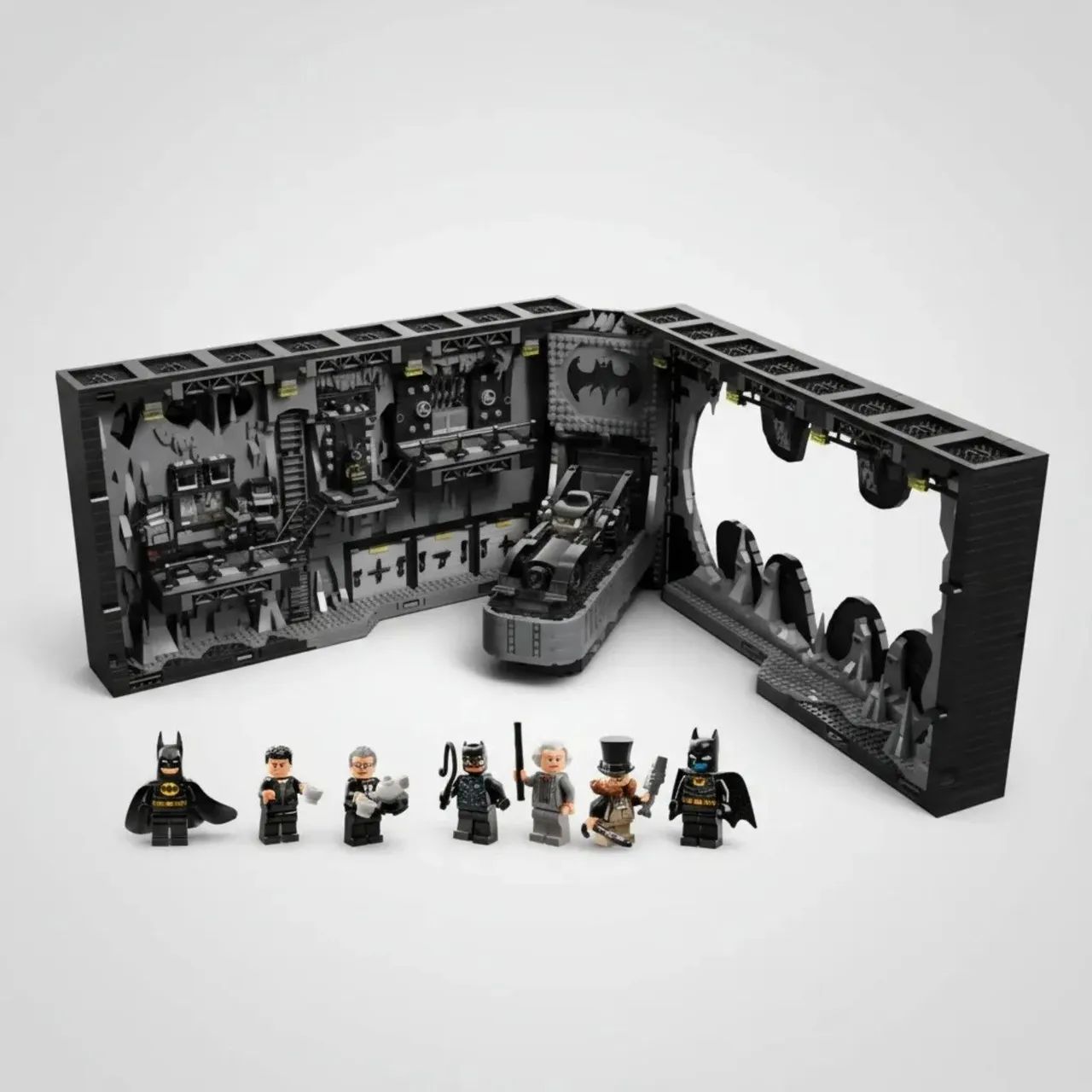 Batcave Blocos De Montar Batcaverna do Batman DC shadow box (76252) 3981 Peças Tipo Lego