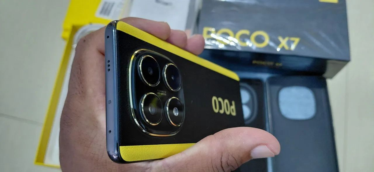 Poco X7 Dourado - Foto 2