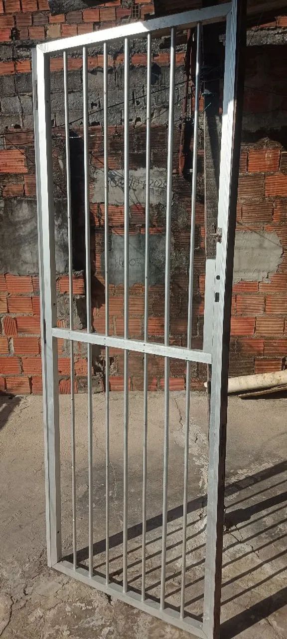 Portão gradeado de abrir de alumínio  - Foto 2