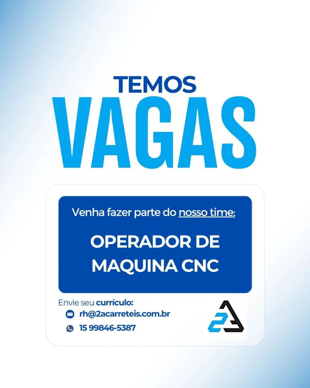 TEMOS VAGA - MASCULINA 
