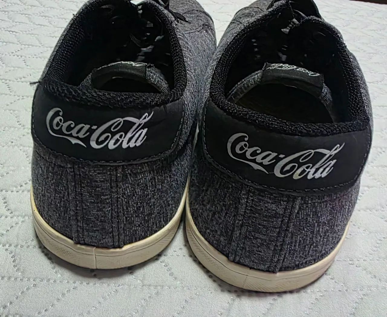 Tênis Casual Cola-Cola 41 cinza - Foto 3