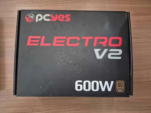 Fonte PCYES Electro V2 600W 80 Plus Bronze 