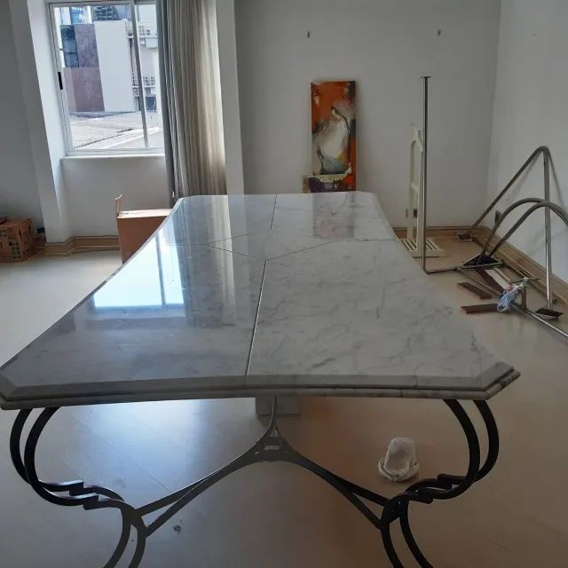 Mesa de mármore 12 lugares - Foto 3