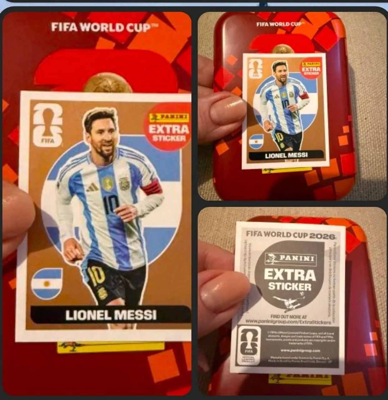 Figurinha Messi Legend Bronze Copa 2026<br>Extremamente nova