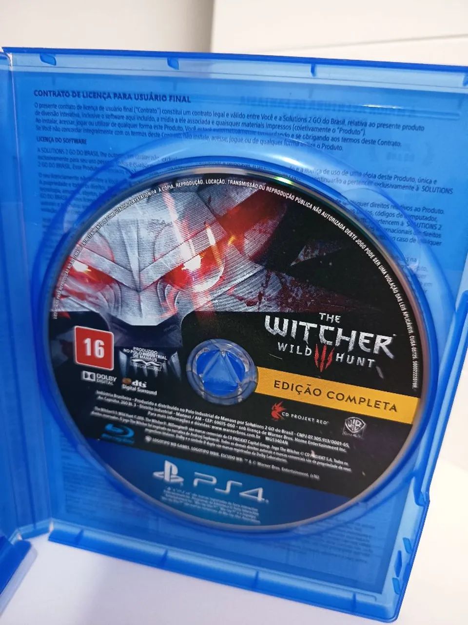 The Witcher 3 edição completa PS4 e PS5 