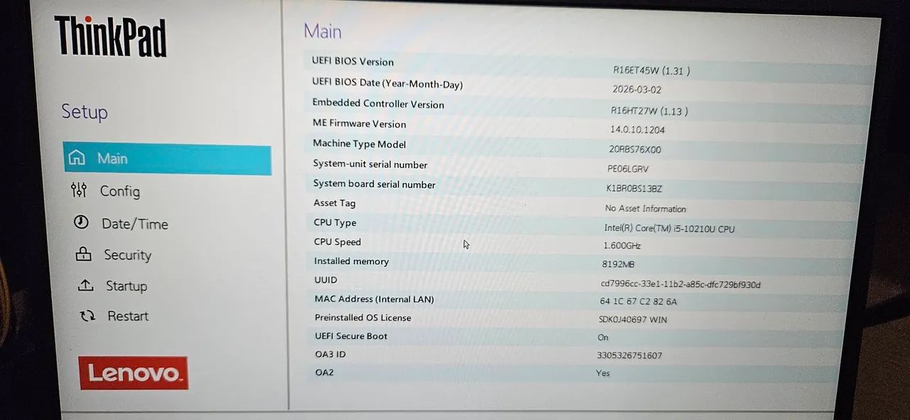 Notebook Lenovo i5 SSD 256gb 8gb de RAM - Foto 2