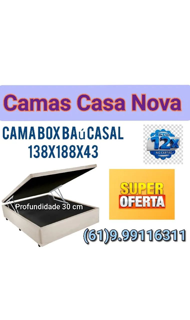 Box baú casal 699,00