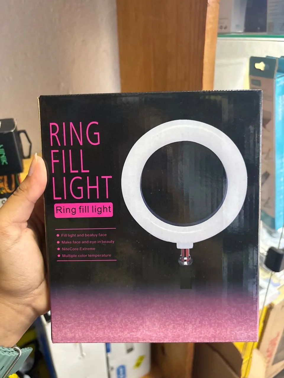 Ring Light de Mesa - 3 Cores