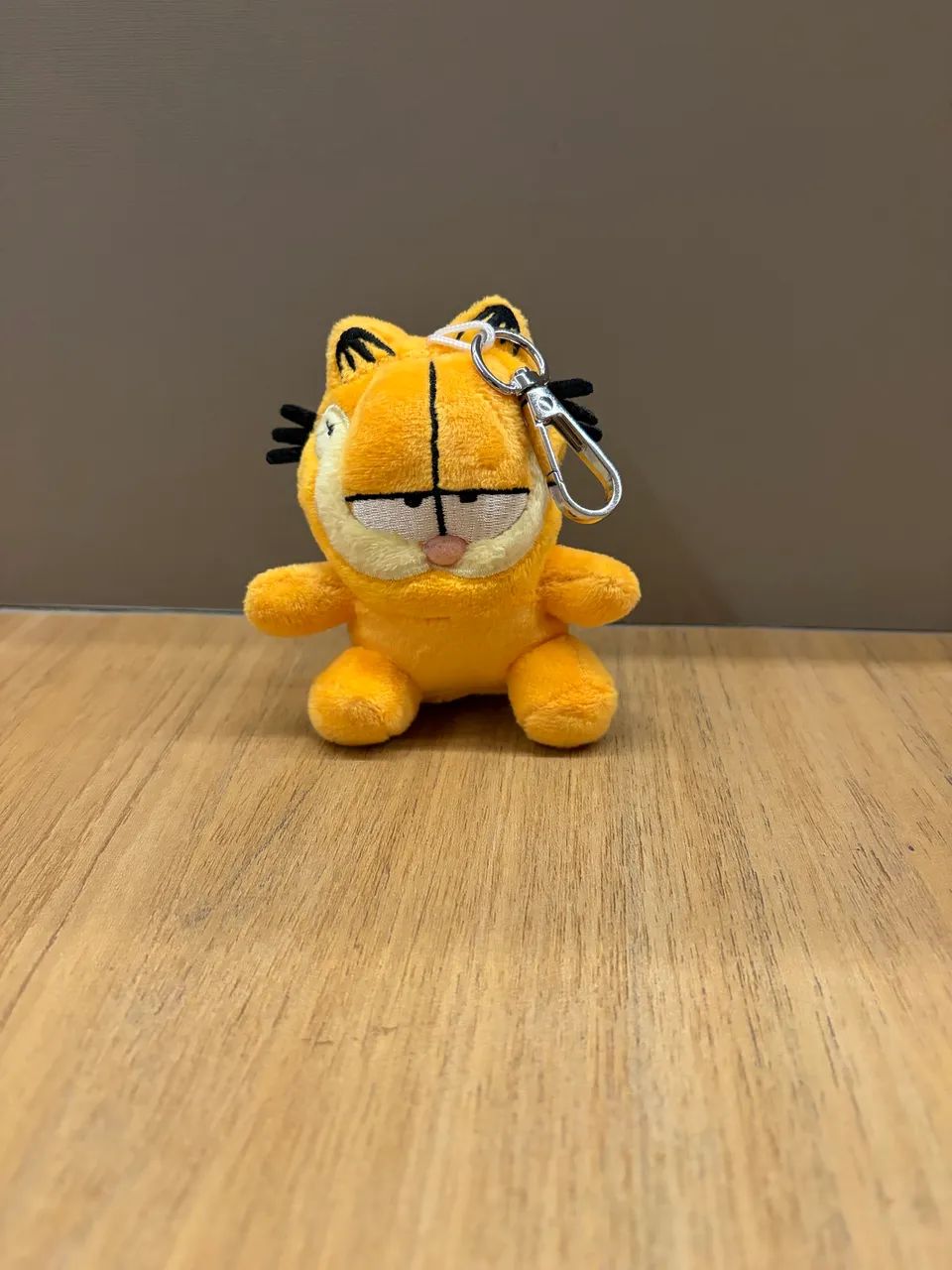 chaveiro de pelúcia do Garfield da Cacau Show
