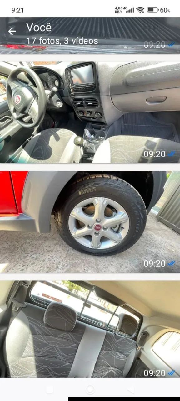 Fiat Strada Working Hard 1.4 Fire Flex 8V CD 2017 - Foto 5