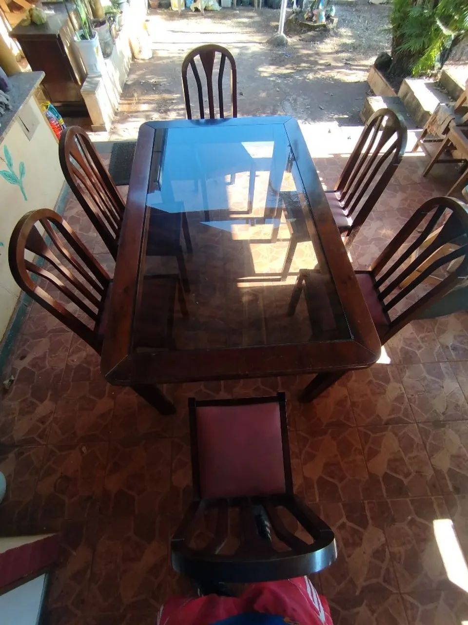 MESA DE JANTAR COM 6 CADEIRAS - Foto 2