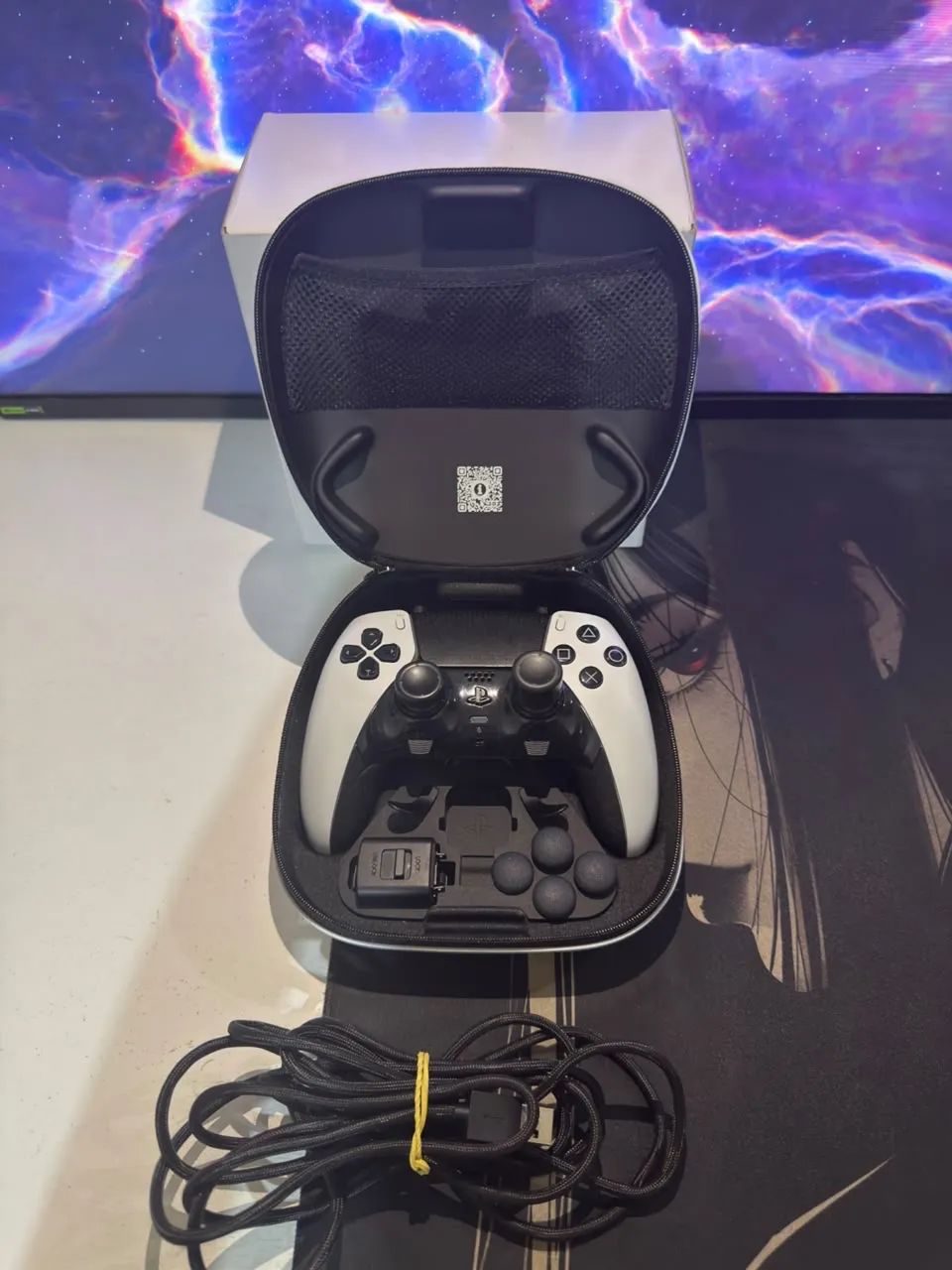 DualSense Edge PS5 Hall Effect + Grip Traseiro Customizado